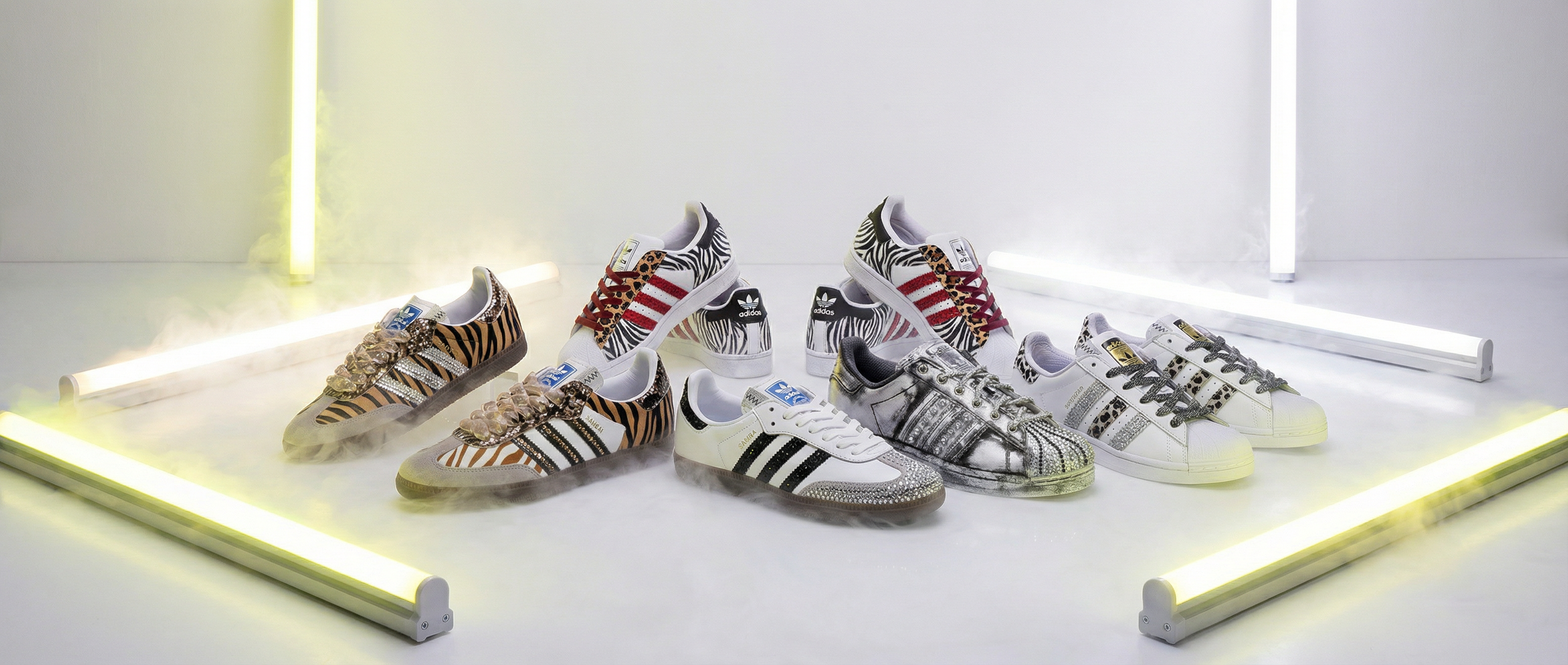 adidas gazelle silver green womens Custom Painted Monochromatic Adidas NMD Sneakers – B Street Shoes main image 1