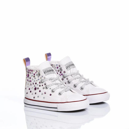 Converse Baby Lily Chuck Taylor Hi Swarovski