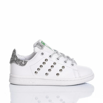 Adidas Stan Smith Junior Silvery Stan smith Borchie,Glitter