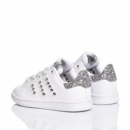 Adidas Stan Smith Junior Silvery Stan smith Borchie,Glitter