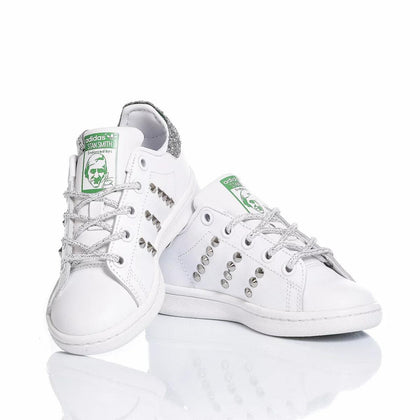 Adidas Stan Smith Junior Silvery Stan smith Borchie,Glitter