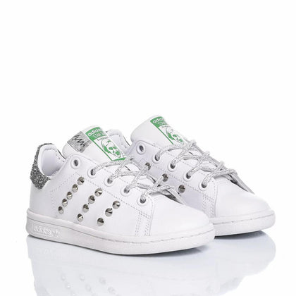 Adidas Stan Smith Junior Silvery Stan smith Borchie,Glitter