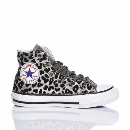 Converse Junior Leo Silver Chuck Taylor Hi Animalier