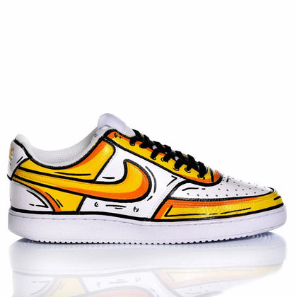 Nike Comics Sun Court Vision Dipinto