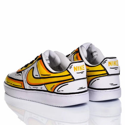 Nike Comics Sun Court Vision Dipinto