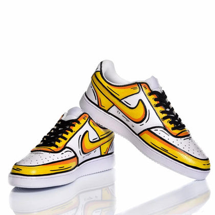 Nike Comics Sun Court Vision Dipinto