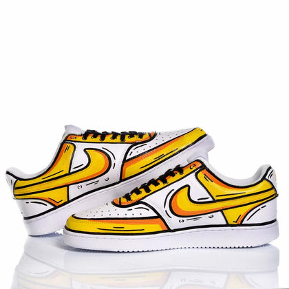Nike Comics Sun Court Vision Dipinto