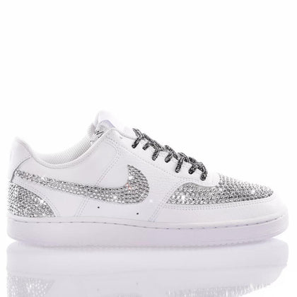 Nike Swarovski Privè Silver Court Vision Swarovski