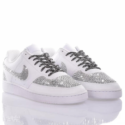 Nike Swarovski Privè Silver Court Vision Swarovski
