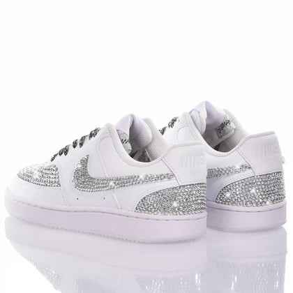 Nike Swarovski Privè Silver Court Vision Swarovski