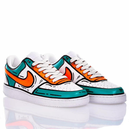 Nike Comics Ottanio Court Vision Dipinto