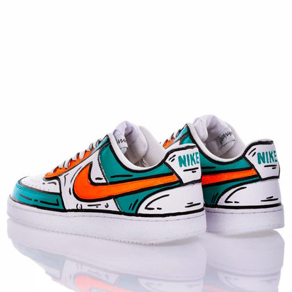 Nike Comics Ottanio Court Vision Dipinto