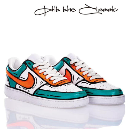Nike Comics Ottanio Court Vision Dipinto