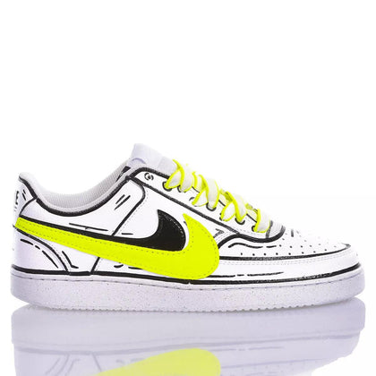Nike Neon Comics Court Vision Dipinto