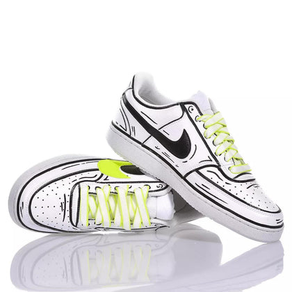 Nike Neon Comics Court Vision Dipinto