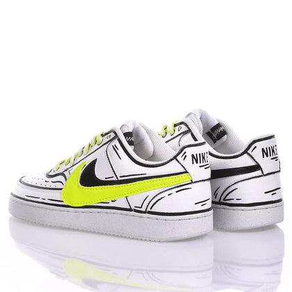 Nike Neon Comics Court Vision Dipinto