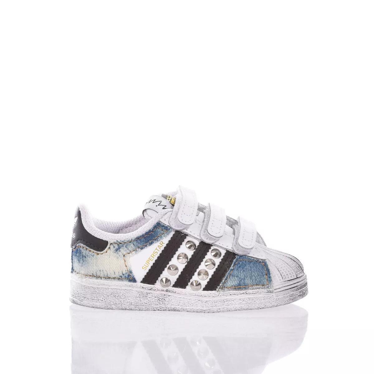 adidas gazelle silver green womens Adidas Superstar Baby Indigo Bleached