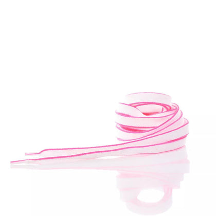 Lacci Piatti Bordati Fucsia 140cm