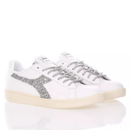 Diadora Glitter Silver Borchie,Dipinto,Glitter