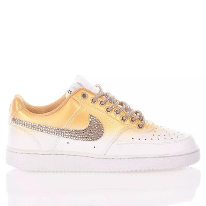 Nike Shade Gold Court Vision Swarovski