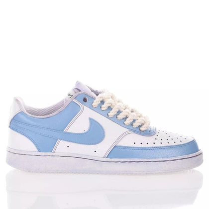 Nike Dye Cerulean Court Vision Dipinto