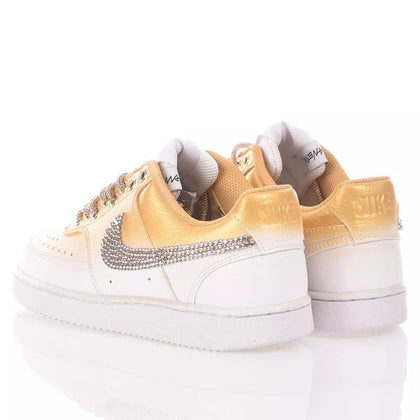 Nike Shade Gold Court Vision Swarovski
