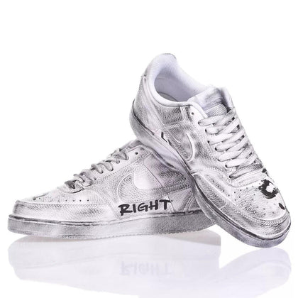 Nike Graffiti Soot Court Vision Dipinto