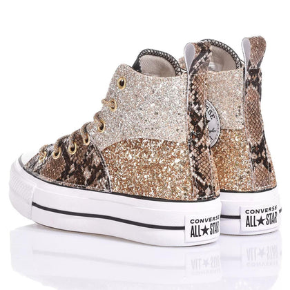 Converse Platform Snake Tris Platform Glitter