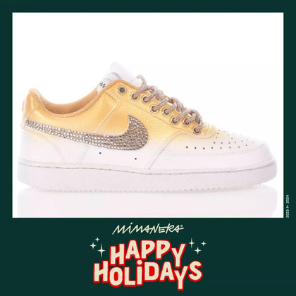 Nike Shade Gold Court Vision Swarovski