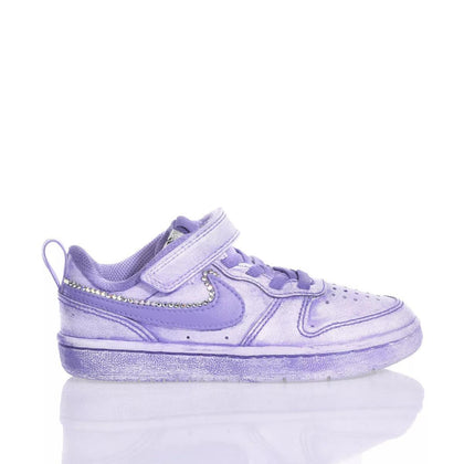 Nike Junior Washed Crystal Court Vision Swarovski