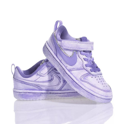 Nike Junior Washed Crystal Court Vision Swarovski