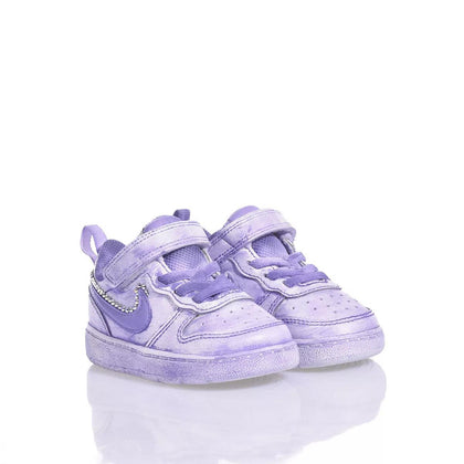 Nike Baby Washed Crystal Court Vision Swarovski
