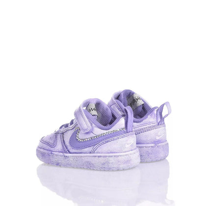 Nike Baby Washed Crystal Court Vision Swarovski