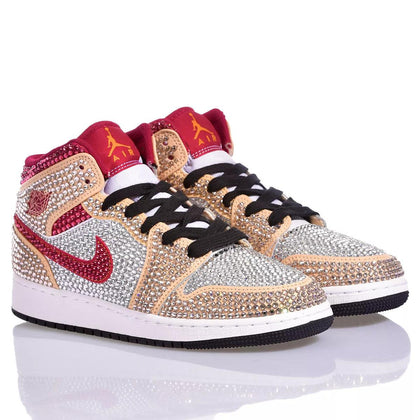 Nike Air Jordan 1 Luxury Ruby Air Jordan 1 Swarovski