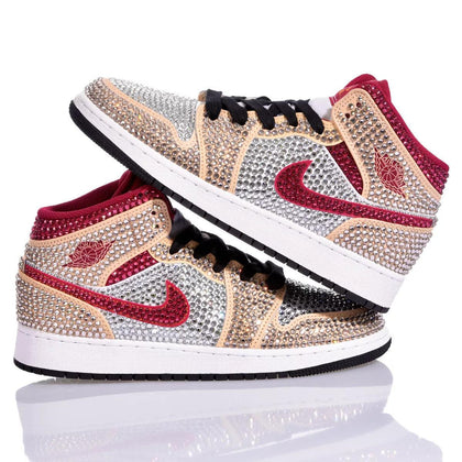 Nike Air Jordan 1 Luxury Ruby Air Jordan 1 Swarovski