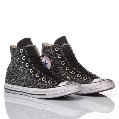 Converse Glitter Black Chuck Taylor Hi Glitter