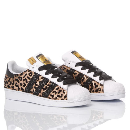 Adidas Superstar Leo Gold Superstar Animalier,Glitter