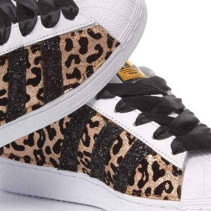 Adidas Superstar Leo Gold Superstar Animalier,Glitter