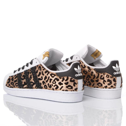 Adidas Superstar Leo Gold Superstar Animalier,Glitter