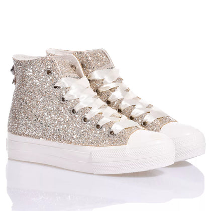 Mimanera Airlines Platform Full Champagne Airlines Platform Glitter