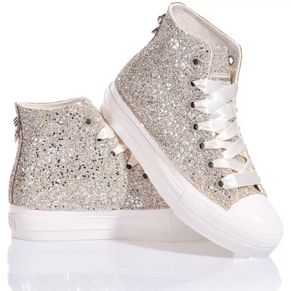 Mimanera Airlines Platform Full Champagne Airlines Platform Glitter