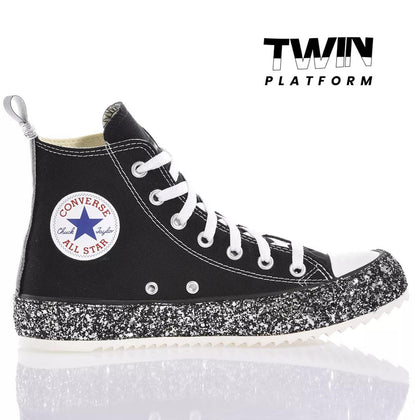 Converse Ally Black Glitter