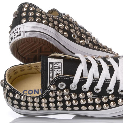 Converse Borchie Nera Ox Chuck Taylor Basse Borchie