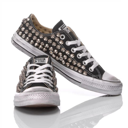 Converse Borchie Nera Ox Chuck Taylor Basse Borchie