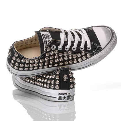 Converse Borchie Nera Ox Chuck Taylor Basse Borchie