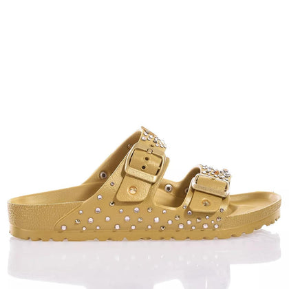 Birkenstock Arizona Victoria Gold Arizona Borchie,Swarovski