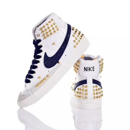 Nike Blazer Gold Blue Borchie,Special