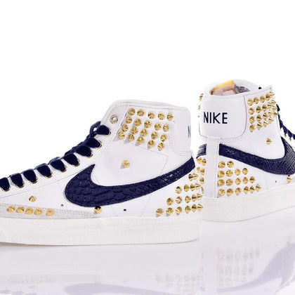 Nike Blazer Gold Blue Borchie,Special