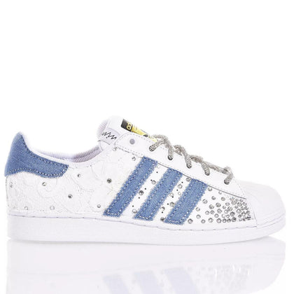 Adidas Superstar Boho Denim Superstar Special,Swarovski