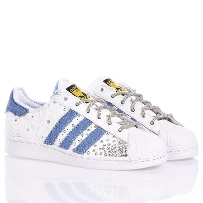 Adidas Superstar Boho Denim Superstar Special,Swarovski